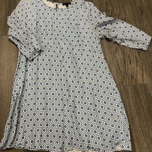 Geometric print dress